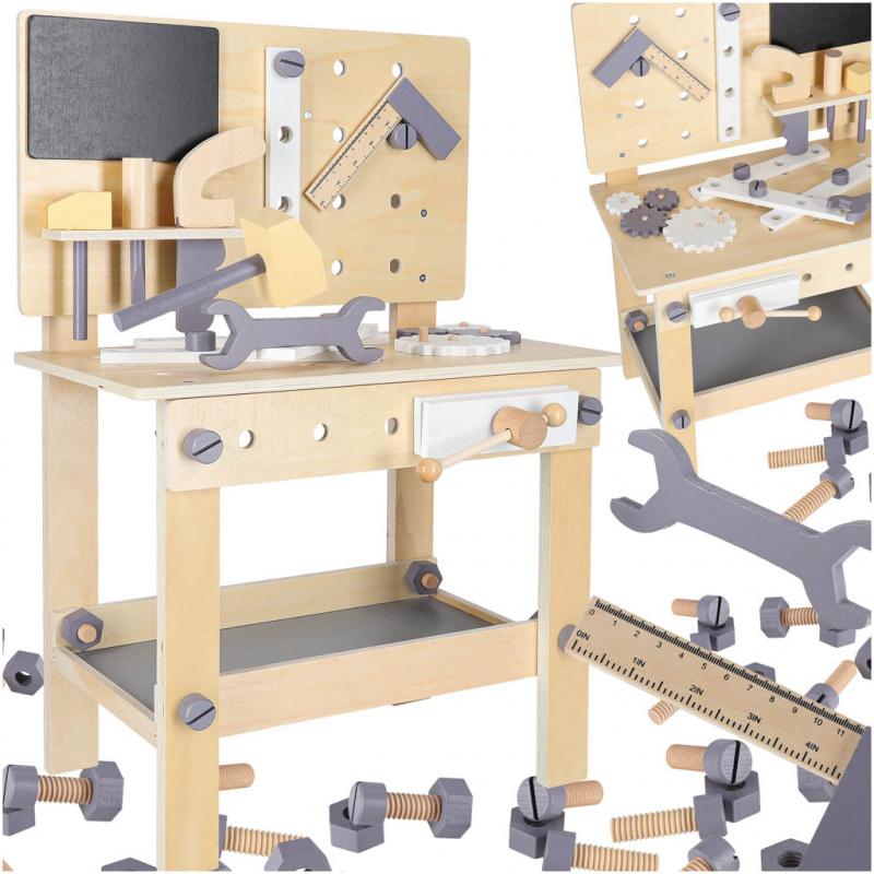 Aga Wooden children's workshop with tools