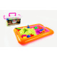 Aga Magic Liquid Sand 1kg + moulds + sandpit