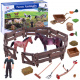 Figurines set of horses farm ZA2991B