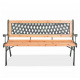 Linder Exclusiv Garden bench MC4365 125x52x74 cm