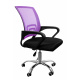 Aga Office Chair MR2077 Black - Purple