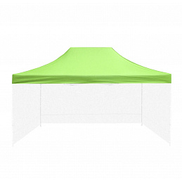 Aga Roof for Sales Stand 3x4.5m Light Green