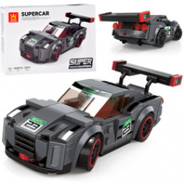 Technical Bricks Sports Car GREY 166 pieces + stickers ZA5743 universal