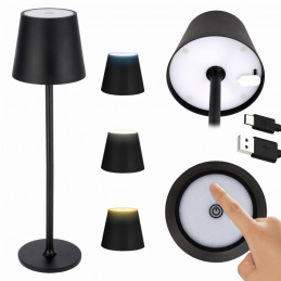 Table LED lamp 3 lighting modes touch - wireless