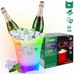 Ice bucket 5 L RGB LED light cooler BLUETOOTH speaker