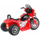 Children's Battery-Powered Bike Chopper Red + 3 Wheels + Sounds + LED Lights