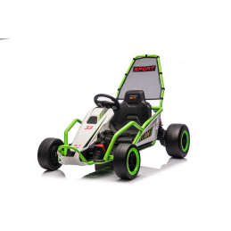 Gokart TORNADO vehicle with drift function Green
