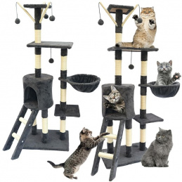 ZW2B CAT SCRATCHING POST TOWER BED 6 LEVELS