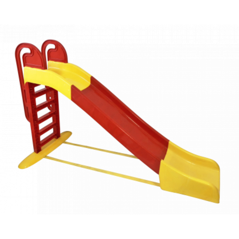 Aga4Kids Slide with handle 243 cm Red-yellow