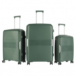 Aga Travel Luggage Set MR4682 Dark Green
