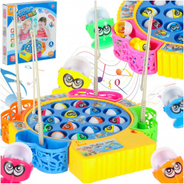 Aga Children's game Fishing 15 fish + 4 rods