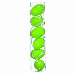 Set of 6 Easter eggs for hanging