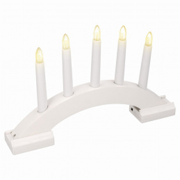 Christmas Candle Holder 5 LED - Timer