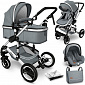 Kiduku Combination Stroller 3in1 Grey