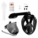 Aga Full-Face Snorkeling Mask L/XL Black