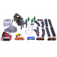 Freight train with wagons and station RC0507