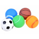 Rubber balls whistling set of 5 ZA3511