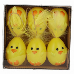 Chicken eggs 6 pcs. Easter