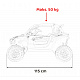 Buggy 4x4 Vehicle KCK 24V9Ah Black