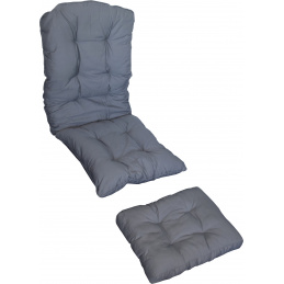 LEX Cushions for rattan armchair CONSUL RATTAN Dark Grey