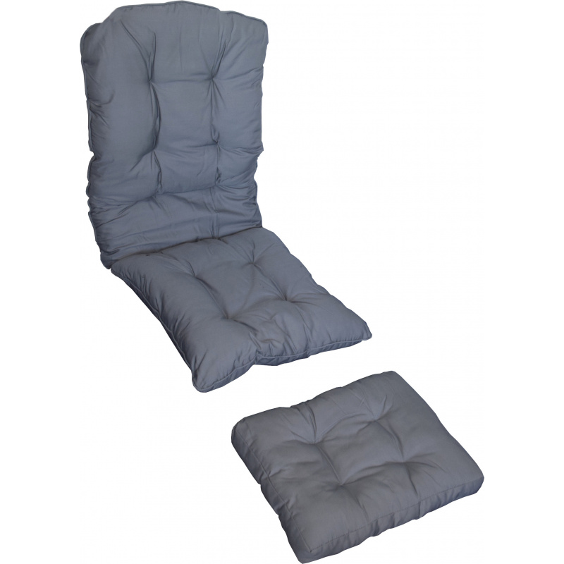 LEX Cushions for rattan armchair CONSUL RATTAN Dark Grey