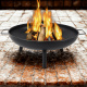 Linder Exclusiv Portable fireplace 80 cm with handles