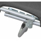 Aga Garden Reclining Lounger with Canopy Grey