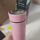 Aga Thermos with Thermometer 500 ml Pink