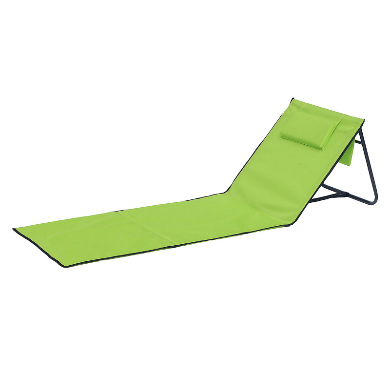 Linder Exclusiv Folding Beach Lounger Green