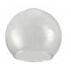 Hanging ceiling LED light wooden beam 2xE27 Chandelier clear globe