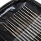Set of crochet hooks for crocheting in Start ISO 10317 case