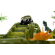 Dinosaur car track 240 pieces Kruzzel 17248
