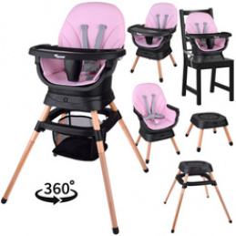 Multifunctional swivel high chair 6-in-1 for children ZA5659 universal
