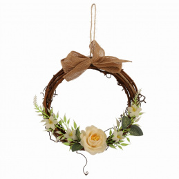 Hanging decoration with a bow