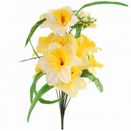 Bouquet of artificial flowers yellow Daffodils - 52 cm