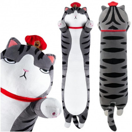 B48S PLUSH CAT PILLOW MASCOT ENGRY 70CM