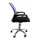 Aga Office Chair MR2077 Black - Purple