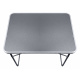 Aga Folding Camping Table 70x50x60 cm Grey