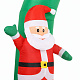 Aga Inflatable LED Santa Claus and Snowman with Gate 240 cm