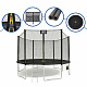 Aga SPORT PRO Trampoline 430 cm Black + Safety Net + Ladder + Shoe Pocket