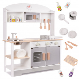 Aga Children's wooden kitchen MDF MODERN CLASSIC with accessories