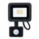 LED spotlight RODIX PREMIUM with PIR sensor - 10W - IP65 - 850Lm - cold white - 6000K - 36 months warranty
