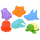 Rubber sea animals set 6pcs A3510