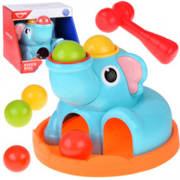 Educational Toy Elephant Sorter with Hammer and Balls ZA5910 Universal
