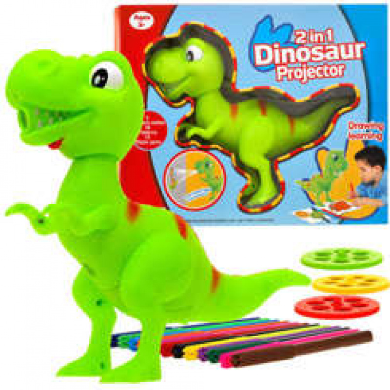 T-Rex Dinosaur projector with markers TA0048