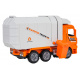 Garbage truck with light and sound function orange