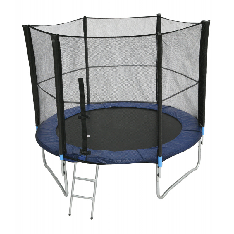 Linder Exclusiv Trampoline XXL 250 cm + protective net + ladder + cover