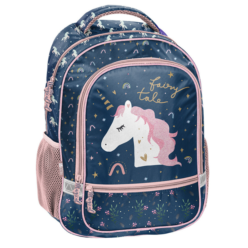Paso School Backpack Two-Compartment Unicorn