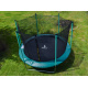 Aga SPORT FIT Trampoline 180 cm Dark Green + inner protective net