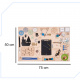 Aga Wooden Sensory Manipulative Board 75 x 50 cm